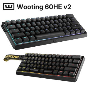 �_���������}���\���͓��ʉ��i�I�^�ŐV Wooting 60HE v2 �Q�[�~���O�L�[�{�[�h 8000Hz ���s�b�h�g���K�[ 0.1mm�쓮 ���C�X�C�b�` �E�[�e�B���O 60%�T�C�Y FPS �ő� ���Z�p�f�o�C�X �v���d�l ���ϋv �X
