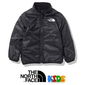 THE NORTH FACE(ザ・ノースフェイス) 100サイズ キッズ リバーシブルコージージャケット Reversible Cozy Jacket ブラック NYJ82032 K ジュニア　カジュアル　ファッション　リンクコーデ　親子コーデ　お揃い