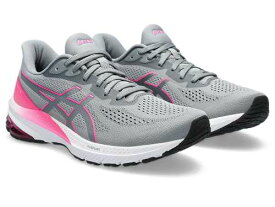 【送料無料】asics (アシックス) GT-1000 12　レディース ランニング シューズ　ワイド　Sheet Rock/Hot Pink　1012B447.020