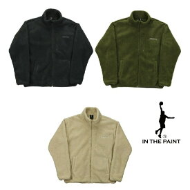 【送料無料】バスケ　フリース　IN THE PAINT（インザペイント） フリース　ジャケット[ITP23455 ]【バスケットボール】バスケットボールウェア ウィンドブレーカー ウォームアップウェア　ボア　ふわふわ　もこもこ　防寒　ジップ 2023FW