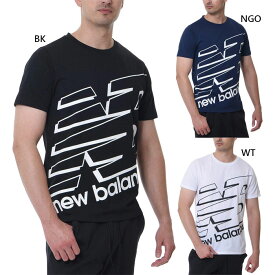 【送料無料】ニューバランス New Balance メンズ 半袖機能Tシャツ ビッグロゴ ショートスリーブTシャツ AMT31078