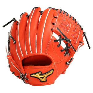 【送料無料】MIZUNO (ミズノ) ミズノプロ 】硬式用 ミズノプロ CRAFT Edition 内野MM型 宮本慎也 内野手用 サイズ9 1AJGH10213 52 スプレンディッドオレンジ