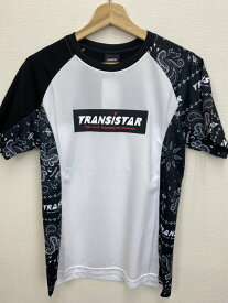 【トランジスタ】 ハンドボールウェア　ゲームシャツ「ペーズリー」ブラック　HB22ST01