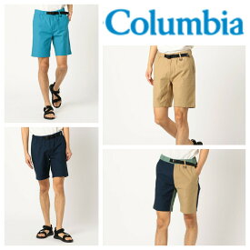 【Columbia コロンビア】カシュマンショーツ　ショートパンツ　ストレッチ　ハーフパンツ　クライミングショーツ　ひざ上丈　アウトドア　メンズ　PM4998