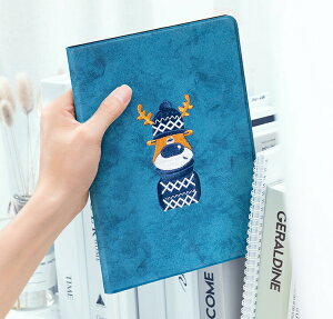 ipadpro11pro10.5Air3ケースキャラクタートナカイ刺繍デニム調ipad710.2ipad6ipad5Air2air1ipadmini5mini4mini3mini2mini1アイパッドカバースリープ鹿動物手帳型19341980201317011709212321532152第7世代第6世代即日発送【ipad906】