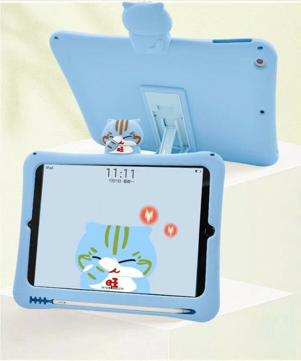 楽天市場 保護フィルム タッチペン付き Ipad ケース 猫 キャラクター シリコン スタンド付き 軽量 耐衝撃 Ipad Air5 Air 5世代 Air4 ケース Ipad Air 第４世代 Ipad9 Ipad8 Ipad7 Ipad6 Ipad5 Ipad Mini5 Ipadpro11 18 カバー 角割れ Ipad 第9世代