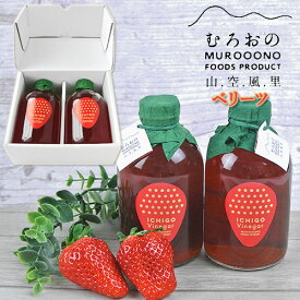 【ギフト用/箱入】いちごビネガー(大分県オリジナル新品種 ベリーツ) 250ml×2本 むろおの会 いちご酢【送料込(北海道・沖縄除く)】 SAYU