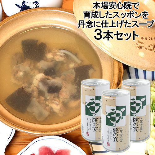 スッポンスープ 缶入り 190g×3 和風スープ 本家活宝 安心院亭