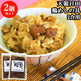 国産親鶏と国産牛蒡使用 天領日田鶏めしの具 2合用(240g)×2個セット 炊き込みご飯 かやくご飯 混ぜご飯 原食品研究所【送料込】