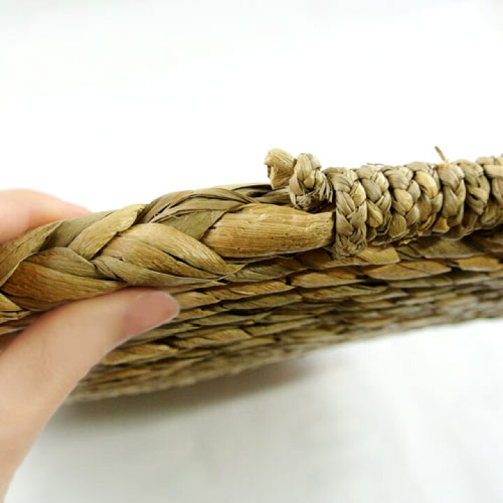 楽天市場】大分県国東市 七島藺100% やわらか円座 座布団 直径約41cm 