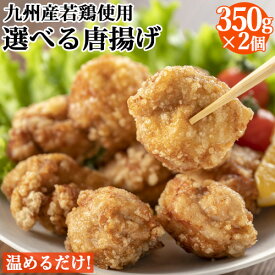 レンジでチンするだけ！大分唐揚げ選べる2個セット 各350g (醤油orかぼす塩) 簡単調理 お惣菜 おかず お弁当 おつまみ からあげ 冷凍便 大分航空ターミナル【送料込】