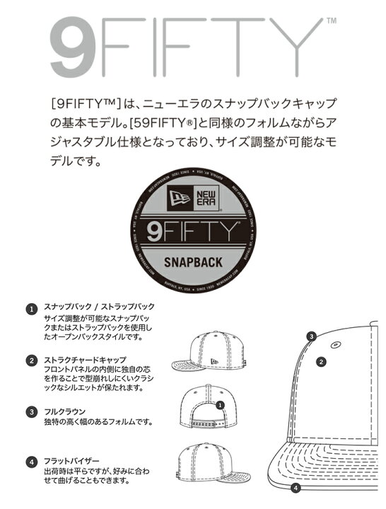 楽天市場 ニューエラ New Era キャップ 9fifty スナップバックキャップ ベーシック Cap 帽子屋ｏｎｓｐｏｔｚ