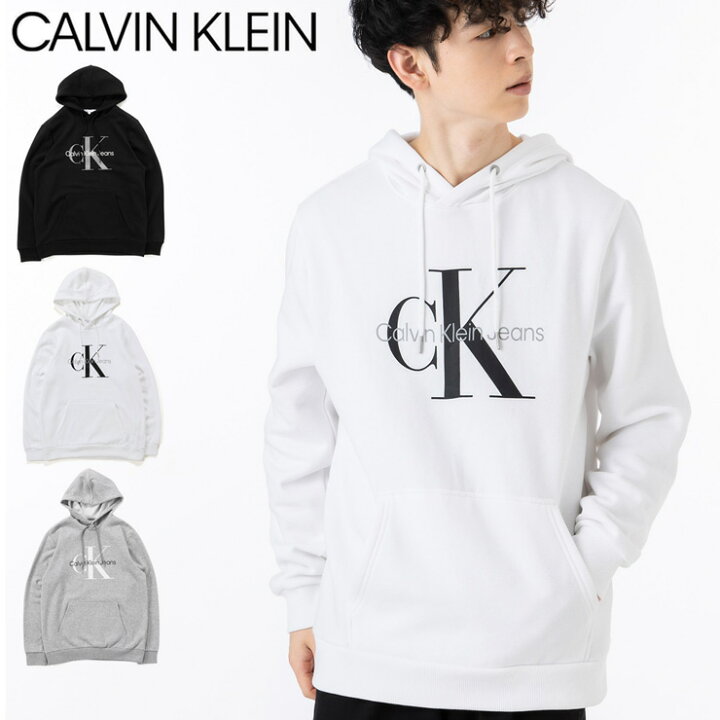 楽天市場】カルバンクライン Calvin Klein パーカー プルオーバー  