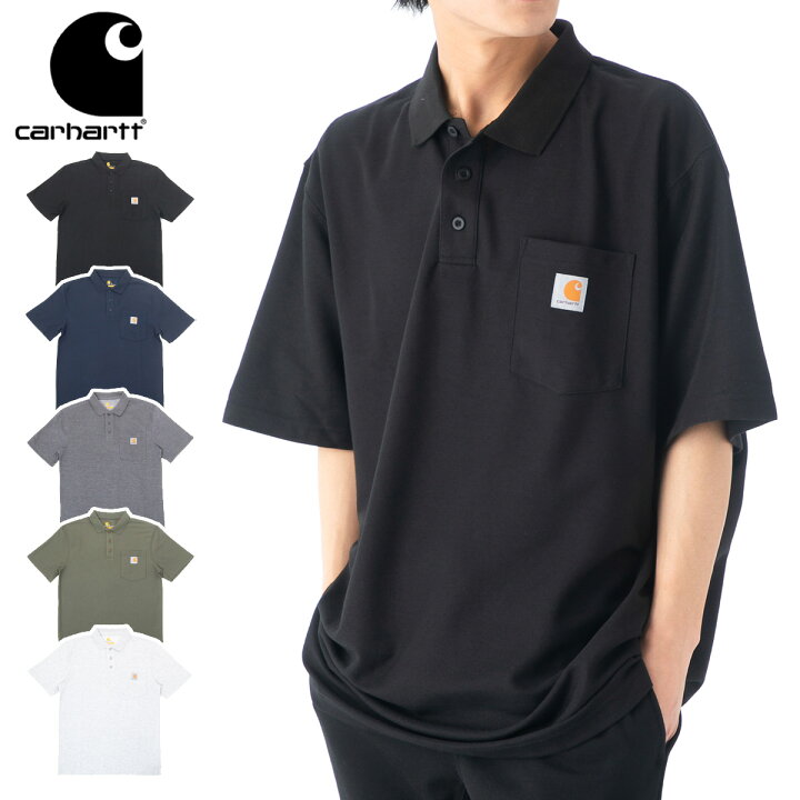 楽天市場】カーハート CARHART ポロシャツ 半袖 GOLF アパレル 黒 