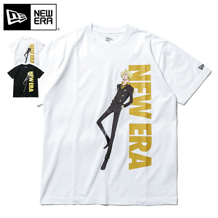 楽天市場 ニューエラ Tシャツ 半袖 New Era クルーネック コラボ One Piece ワンピース サンジ グッズ 黒 白 綿 コットン メンズ レディース ブランド 大きいサイズ オーバーサイズ おしゃれ かっこいい 人気 春夏秋冬 ニューエラー 正規品 小さいサイズ ユニセックス