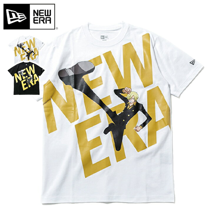 楽天市場 ニューエラ Tシャツ 半袖 New Era クルーネック コラボ One Piece ワンピース サンジ グッズ 黒 白 綿 コットン メンズ レディース ブランド 大きいサイズ オーバーサイズ おしゃれ かっこいい 人気 春夏秋冬 ニューエラー 正規品 小さいサイズ ユニセックス