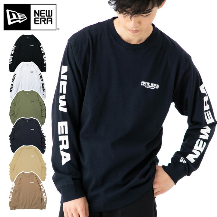 楽天市場 ニューエラ Tシャツ 長袖 New Era クルーネック ロンt Cap Company ロングスリーブ 黒 白 綿 コットン メンズ レディース ブランド 大きいサイズ オーバーサイズ おしゃれ かっこいい 人気 春夏秋冬 ニューエラー 正規品 小さいサイズ ユニセックス 男女兼用