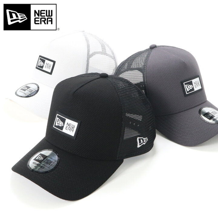 楽天市場 ニューエラ キャップ New Era Cap メンズ レディース 9forty A Frame Trucker メッシュ 帽子 大きいサイズ ブランド 深め おしゃれ かっこいい 人気 春 夏 ニューエラー サイズ調整 正規品 ユニセックス 男女兼用 ストリート コーデ 野球帽 ラバー ボックスロゴ