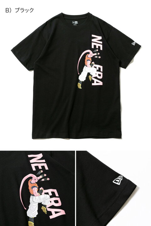 楽天市場】ニューエラ Tシャツ 半袖 NEW ERA クルーネック コラボ NEW ERA ドラゴンボール コラボ Tシャツ ブラック Mサイズ