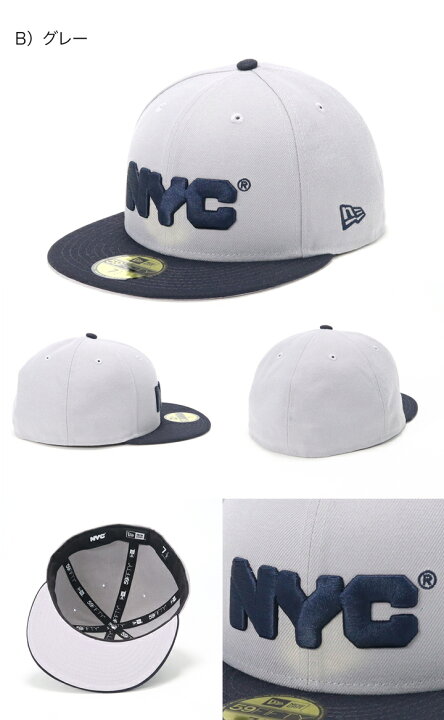 おトク情報がいっぱい ニューエラ New Era 5950 Nyc Chunky Ne Logo キャップ Shipsctc Org