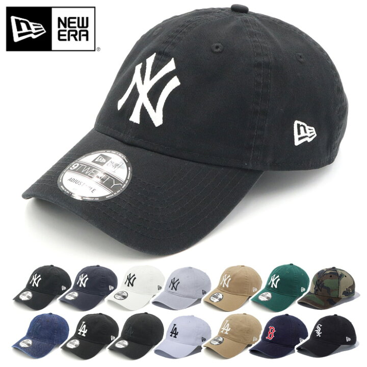 楽天市場 ニューエラ キャップ New Era Cap 9twenty ローキャップ メンズ レディース 帽子 Ny La Mlb ニューヨーク ヤンキース Onspotz 別注 黒 白 ベージュ カーキ 大きいサイズ ブランド 深め おしゃれ かっこいい 人気 春 夏 秋 冬 ニューエラー