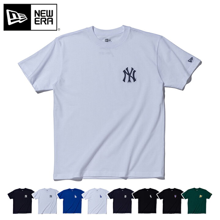 楽天市場】ニューエラ Tシャツ 半袖 NEW ERA クルーネック NY LA MLB 