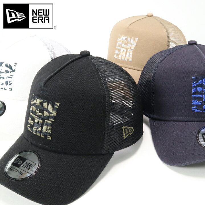 楽天市場 ニューエラ キャップ New Era Cap 9forty A Frame Trucker メッシュキャップ メンズ レディース 帽子 黒 白 大きいサイズ ブランド 深め おしゃれ かっこいい 人気 春 夏 ニューエラー サイズ調整 正規品 ユニセックス 男女兼用 ストリート コーデ 帽子屋