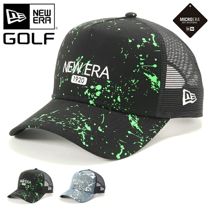 楽天市場 ニューエラ ゴルフ キャップ New Era Golf Cap 9forty A Frame Trucker メッシュキャップ メンズ レディース 帽子 黒 大きいサイズ ブランド 深め おしゃれ かっこいい 人気 春 夏 秋 冬 ニューエラー サイズ調整 正規品 ユニセックス 男女兼用 オールシーズン