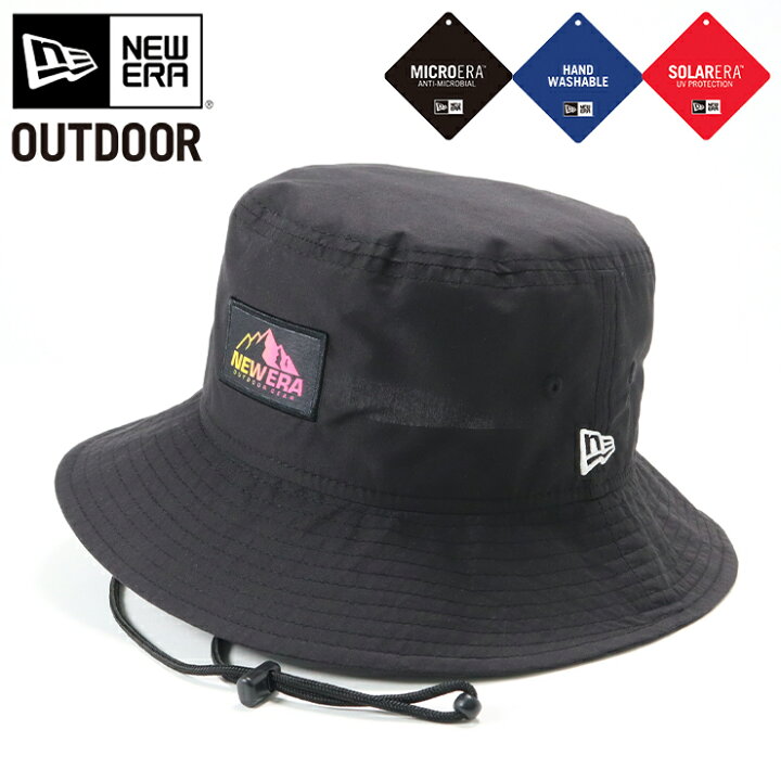楽天市場 ニューエラ アウトドア バケットハット New Era Outdoor Hat バケハ メンズ レディース 帽子 黒 大きいサイズ ブランド 深め おしゃれ かっこいい 人気 春 夏 秋 冬 ニューエラー 正規品 ユニセックス 男女兼用 オールシーズン ストリート コーデ 帽子屋