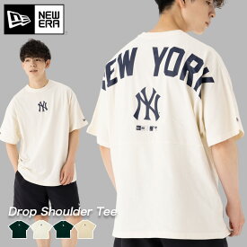 ニューエラ Tシャツ 半袖 NEW ERA クルーネック NY LA MLB ニューヨーク ヤンキース 黒 白 ベージュ 綿 コットン メンズ レディース ブランド おしゃれ かっこいい 人気 オーバーサイズ 春 夏 秋 冬 ニューエラー 正規品 大きい 小さい サイズ ユニセックス 男女兼用