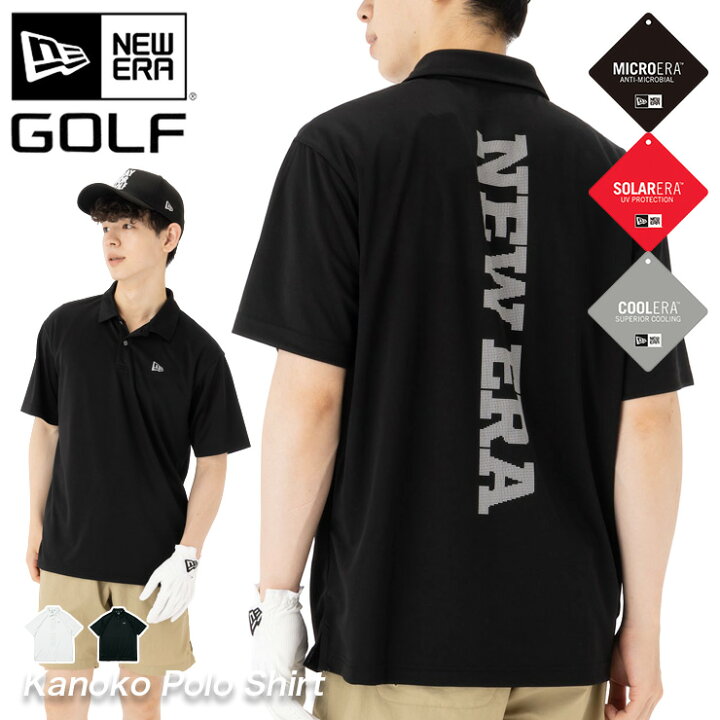 楽天市場】ニューエラ ゴルフ ウェア ポロシャツ NEW ERA GOLF 半袖 黒 