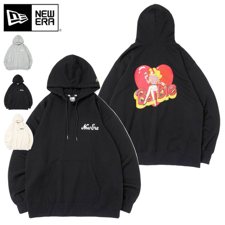 楽天市場】ニューエラ パーカー NEW ERA フード付き コラボ Barbie 