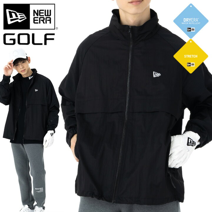 楽天市場】ニューエラ ゴルフ ウェア NEW ERA GOLF 長袖 ジャケット 黒  