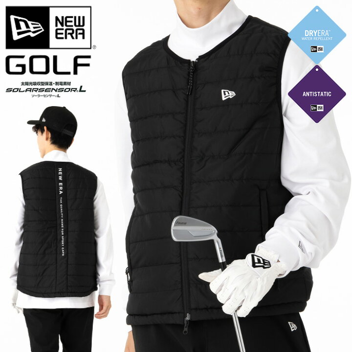 楽天市場】ニューエラ ゴルフ ウェア ベスト NEW ERA GOLF 無地  