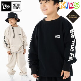 ニューエラ キッズ トレーナー NEW ERA KIDS スウェット 長袖 ONSPOTZ 別注 黒 白 綿 コットン ブランド 男の子 女の子 人気 かっこいい おしゃれ 親子 季節 春 夏 秋 冬 ニューエラー 正規品 ボーイズ ガールズ ストリート 小学生