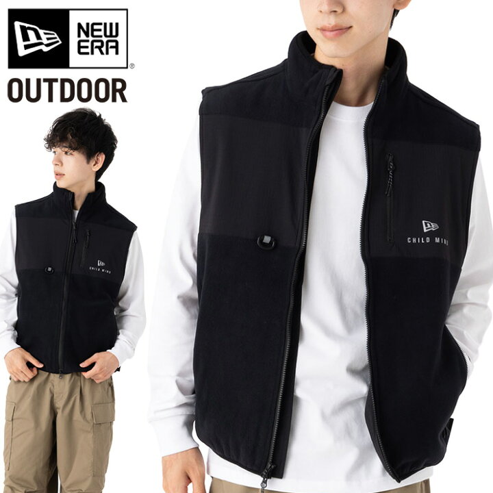 楽天市場】ニューエラ アウトドア ベスト NEW ERA OUTDOOR 黒 ボア  