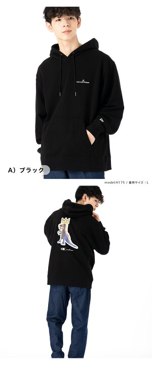 楽天市場】ニューエラ パーカー NEW ERA フード付き BASQUIAT コラボ 