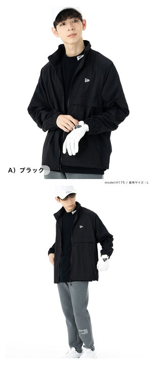 楽天市場】ニューエラ ゴルフ ウェア NEW ERA GOLF 長袖 ジャケット 黒 