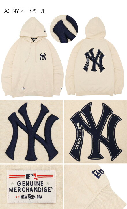 楽天市場】ニューエラ パーカー NEW ERA フード付き NY LA MLB 