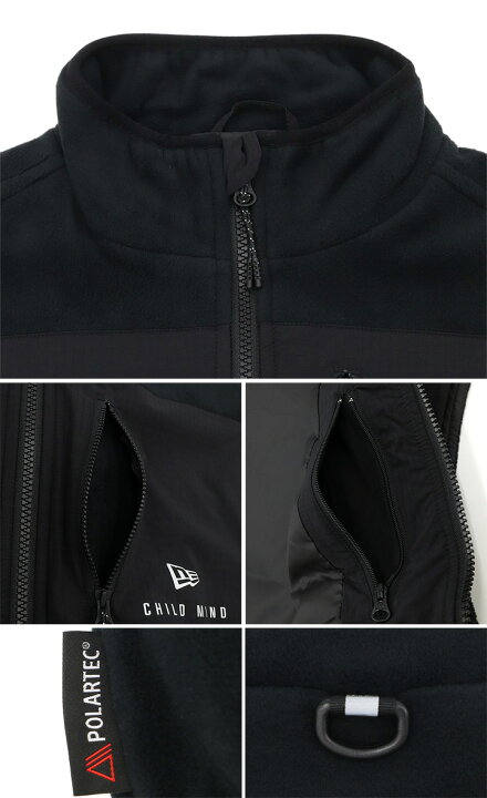 楽天市場】ニューエラ アウトドア ベスト NEW ERA OUTDOOR 黒 ボア 