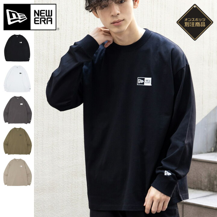 楽天市場】ニューエラ Tシャツ 長袖 NEW ERA クルーネック ロンT 