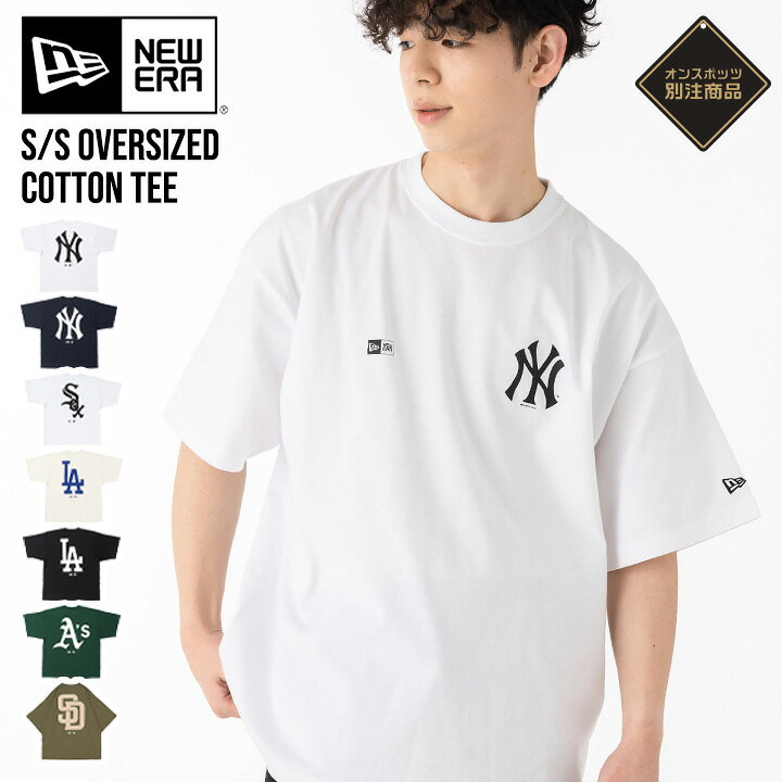 楽天市場】ニューエラ Tシャツ 半袖 NEW ERA クルーネック NY LA MLB 