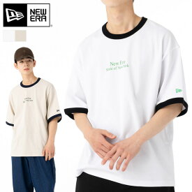 ニューエラ Tシャツ 半袖 NEW ERA クルーネック 白 綿 コットン メンズ レディース ブランド おしゃれ かっこいい 人気 オーバーサイズ 春 夏 ニューエラー 正規品 大きい 小さい サイズ ユニセックス 男女兼用 ストリート 夏用