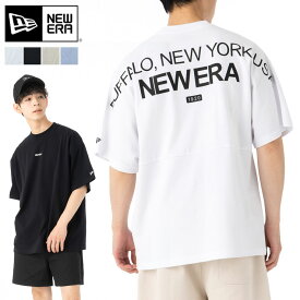 ニューエラ Tシャツ 半袖 NEW ERA クルーネック 黒 白 綿 コットン メンズ レディース ブランド おしゃれ かっこいい 人気 オーバーサイズ 春 夏 ニューエラー 正規品 大きい 小さい サイズ ユニセックス 男女兼用 ストリート 夏用