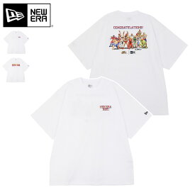 ニューエラ Tシャツ 半袖 NEW ERA クルーネック コラボ ストリートファイター II グッズ 白 綿 コットン メンズ レディース ブランド おしゃれ かっこいい 人気 オーバーサイズ 春 夏 ニューエラー 正規品 大きい 小さい サイズ ユニセックス 男女兼用 ストリート 夏用