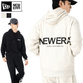 ニューエラ パーカー NEW ERA フード付き 黒 白 コットン 綿 メンズ レディース ブランド おしゃれ かっこいい 人気 オーバーサイズ 秋 冬 ニューエラー 正規品 大きい 小さい サイズ ユニセックス 男女兼用 ストリート 冬用 防寒