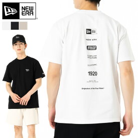 ニューエラ Tシャツ 半袖 NEW ERA クルーネック 黒 白 綿 コットン メンズ レディース ブランド おしゃれ かっこいい 人気 オーバーサイズ 春 夏 ニューエラー 正規品 大きい 小さい サイズ ユニセックス 男女兼用 ストリート 夏用