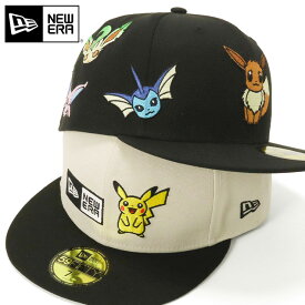 ニューエラ キャップ NEW ERA CAP 59FIFTY ベースボールキャップ メンズ レディース 帽子 コラボ ポケモン グッズ 黒 白 ブランド おしゃれ かっこいい 人気 春 夏 秋 冬 オールシーズン ニューエラー 大きい 小さい サイズ 正規品 ユニセックス 男女兼用 ストリート コーデ