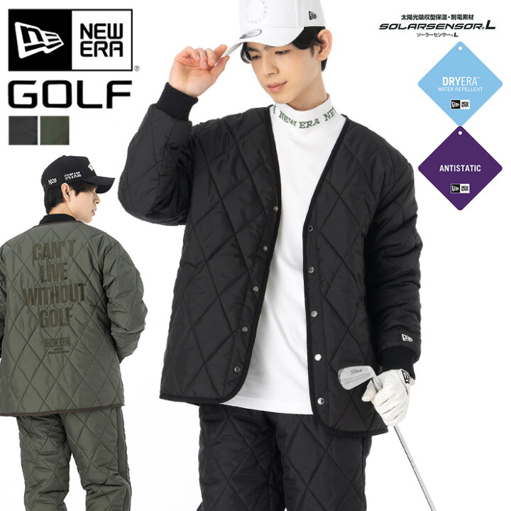 楽天市場】ニューエラ ゴルフ ウェア NEW ERA GOLF ジャケット 黒  