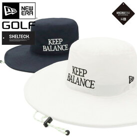 ニューエラ ゴルフ バケットハット NEW ERA GOLF HAT バケハ メンズ レディース 帽子 綿 コットン ナイロン 白 綿 コットン 大きいサイズ ブランド 深め おしゃれ かっこいい 人気 春 夏 秋 冬 ニューエラー 正規品 ユニセックス 男女兼用 オールシーズン ストリート コーデ